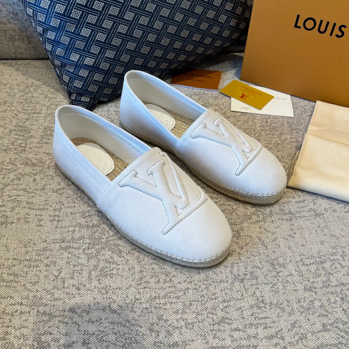 [L Family] Top P: 720💰-Size: 39-44 (customized at 38.45.46) L Family Freesstyle Men's Fisherman Shoes. 2026 Overseas🎆🎆[Spring and Summer New Style: Lv Fisherman Shoes] Material: calf suede, cowhide𥚃, rubber injection process, hemp rope with rubber outsole.